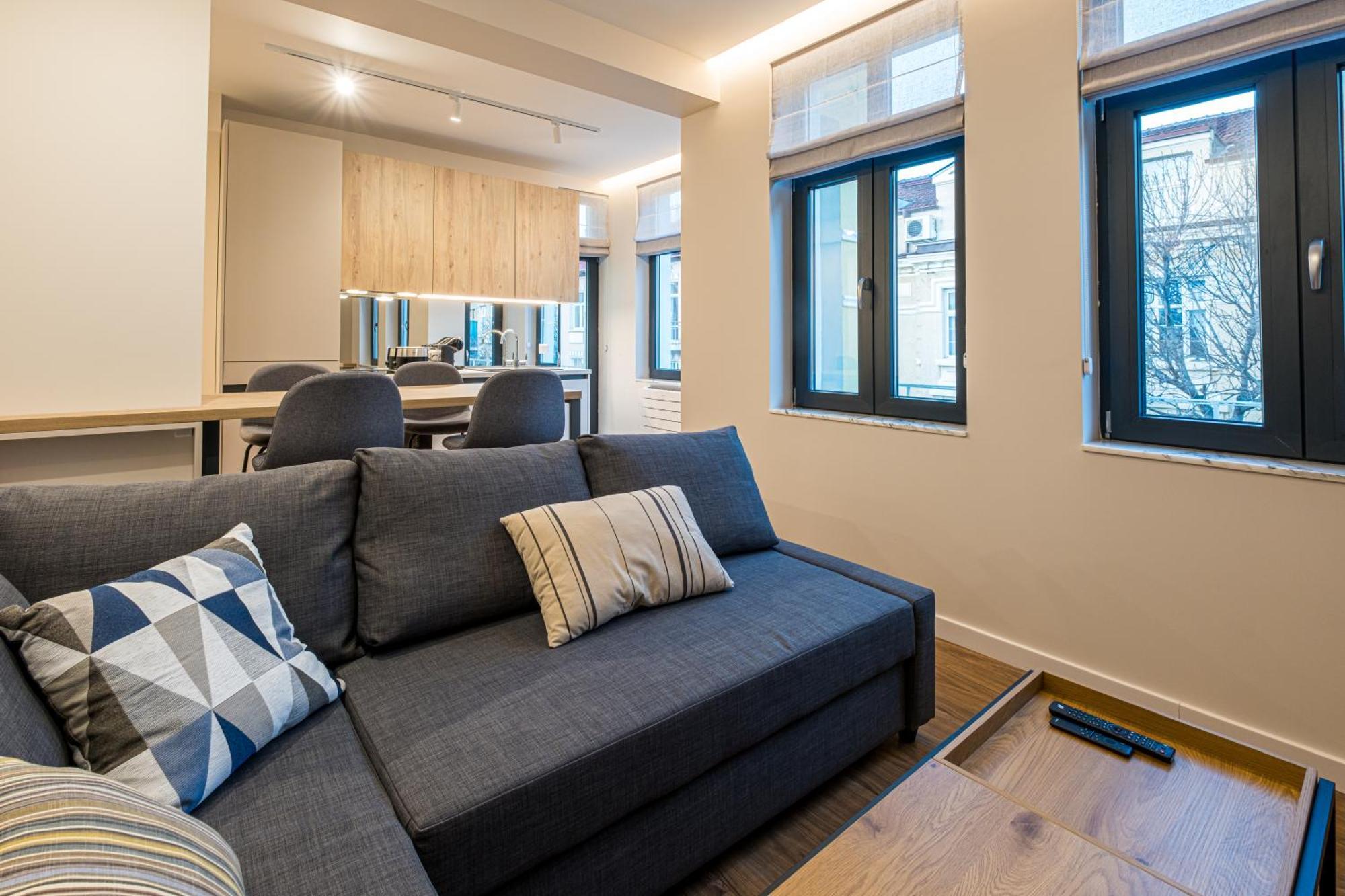 North 21 - Brand New Modern 1Bd Apt In Sofia Center By Flat Mаnager Exteriör bild